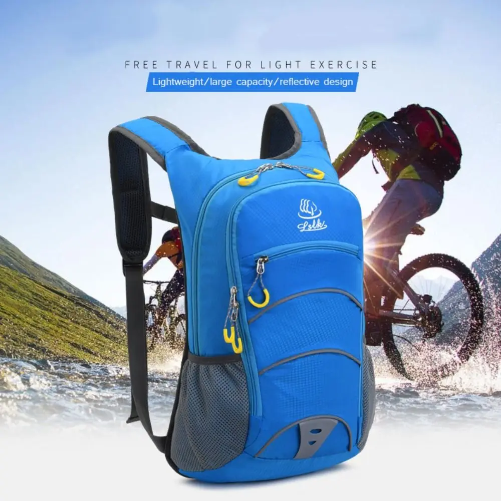 Mochila plegable de nailon vista frontal