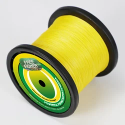 Línea trenzada PE Fisher gratis multifilamento para pesca