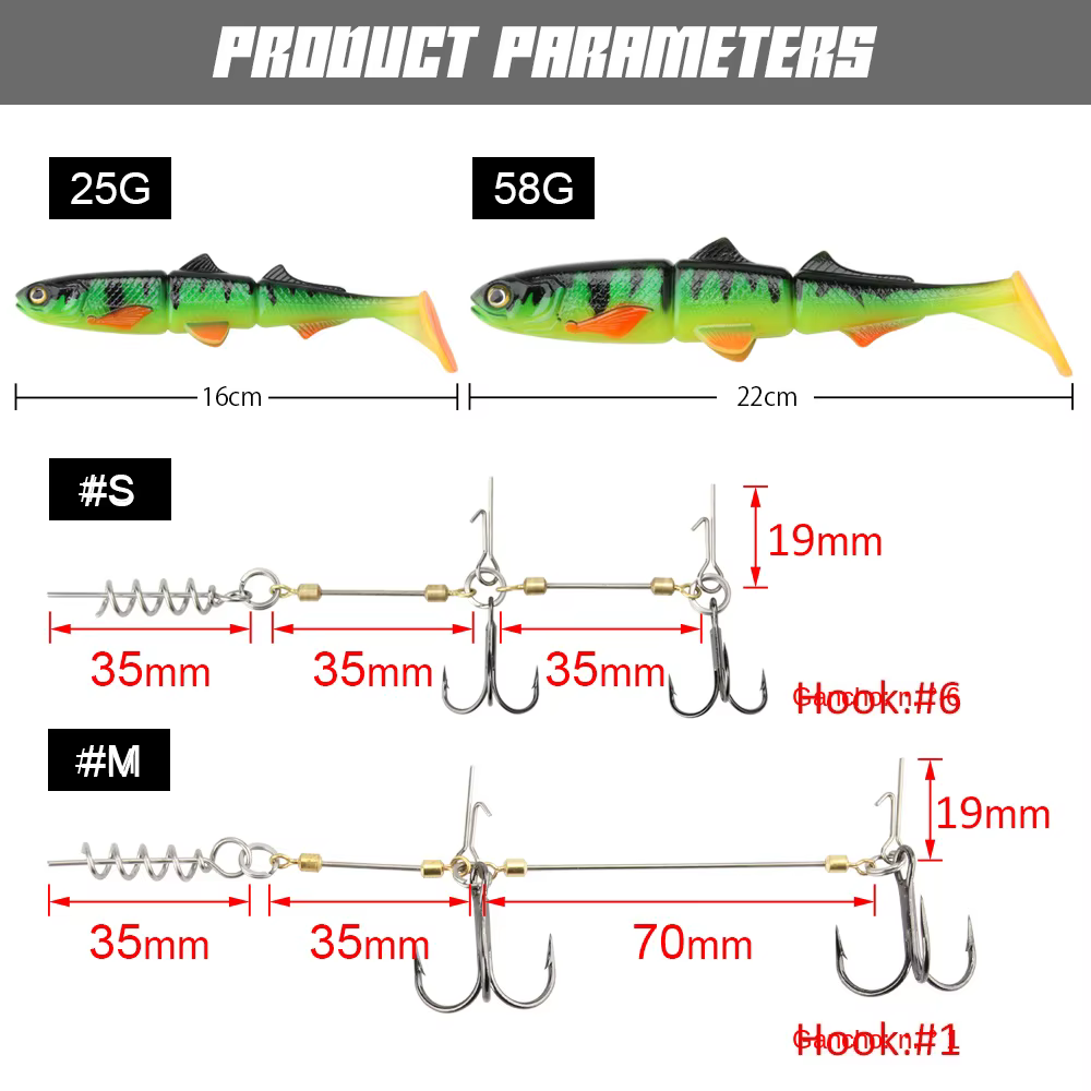 Spinpoler Swimbait 3D – Señuelo blando para depredadores - imagen 4
