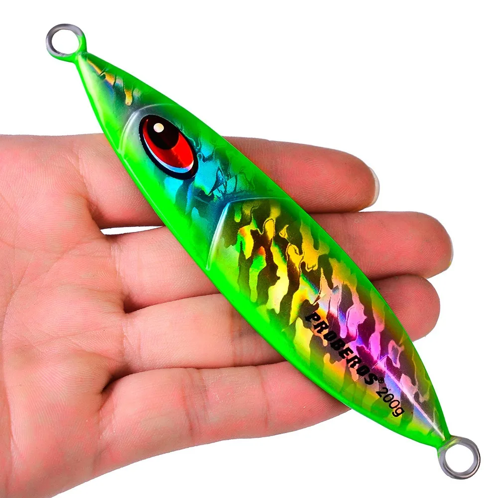 Cuchara metálica para jigging vertical de paso lento
