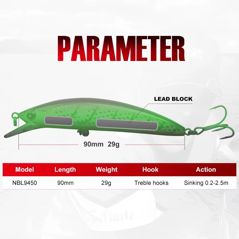 Noeby Long Shot Wobbler Superficial – Señuelo para black bass y carpa - imagen 3