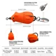 ShareShark Mini Mouse Leiwa señuelo con brillantina y doble anzuelo - imagen 2