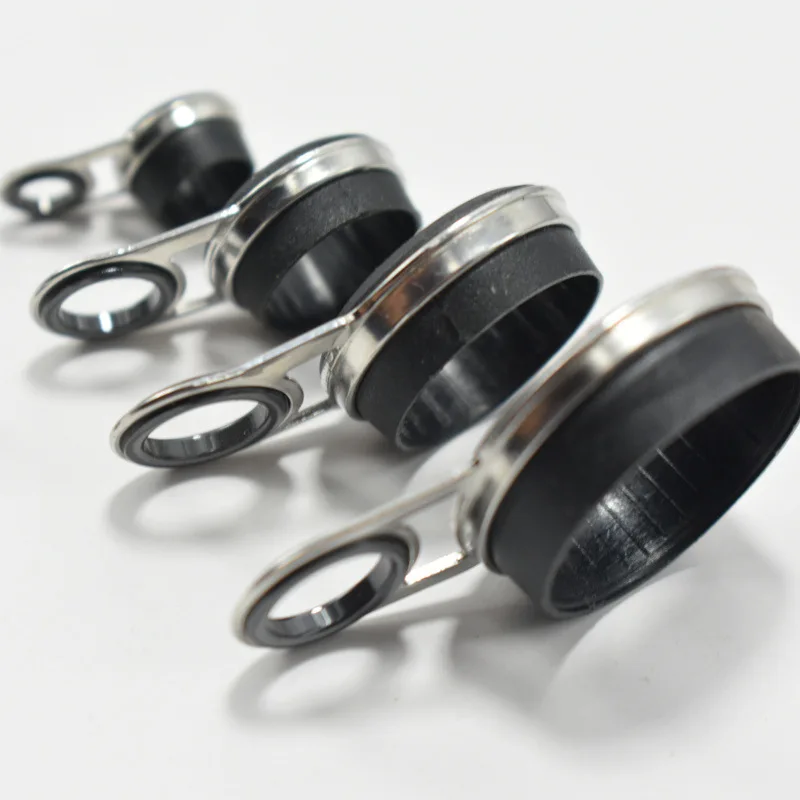 SG04 SG00 Anillos guía caña pescar inclinados con agujero de línea - imagen 3
