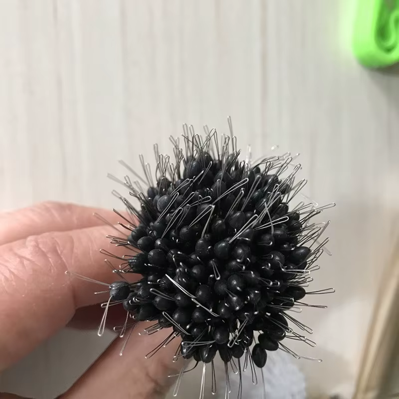 Flotador de silicona negro para pesca - imagen 5