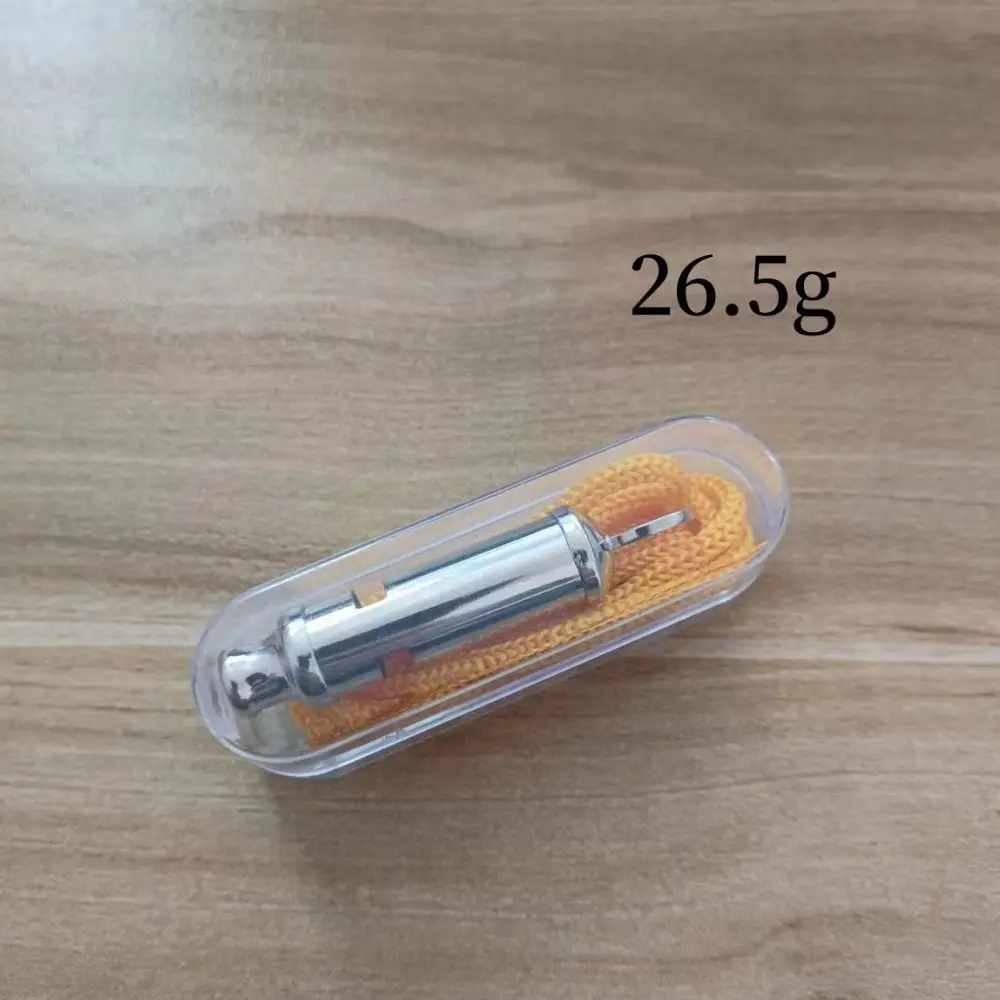 Silbato metálico con cuerda de aluminio para entrenamiento y rugby - imagen 2