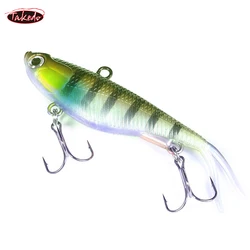 TAKEDO HJ11 – Señuelo VIB cabeza metálica y anzuelo triple para lubina