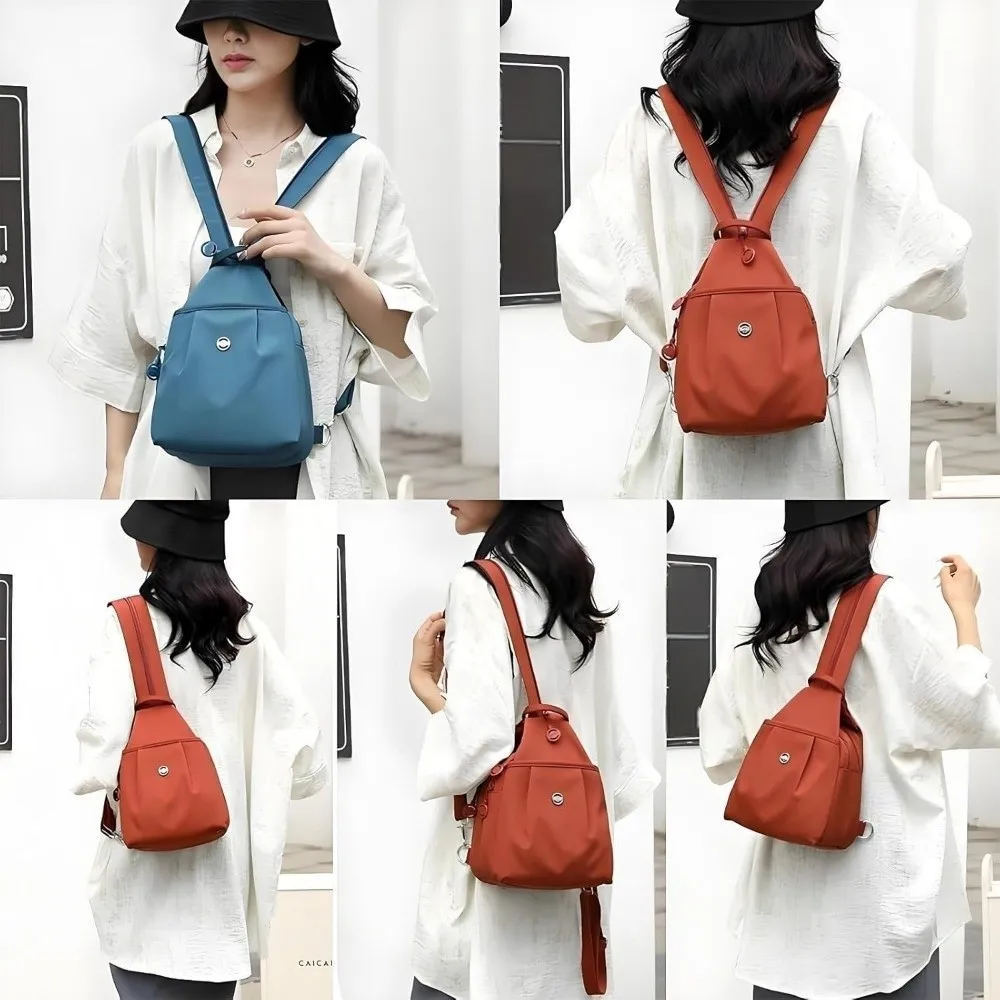 Mochila de pesca Oxford impermeable multiusos con bolsillos pecho - imagen 3