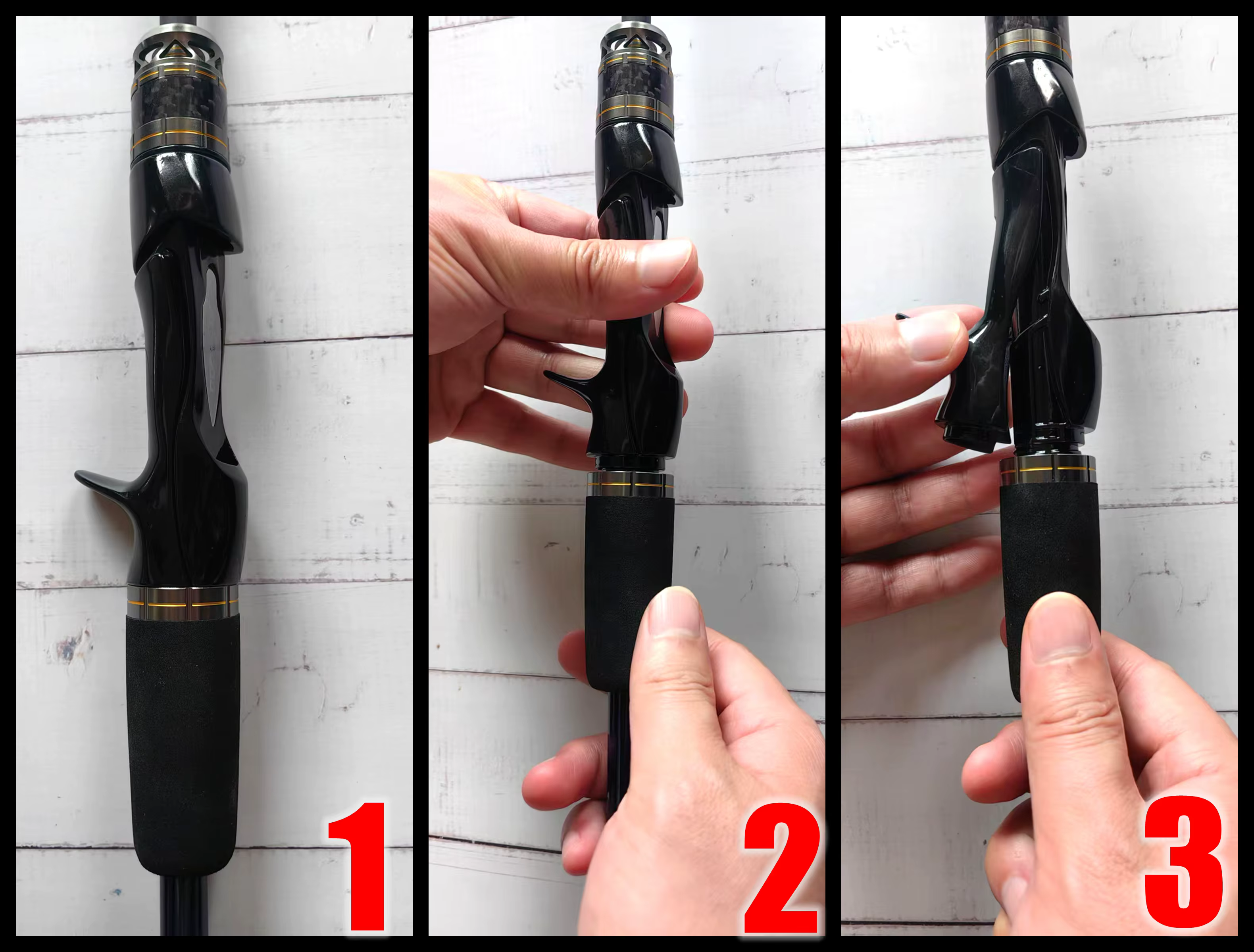 Empuñadura Johncoo Master Shell Sophy – Gripcano de Reemplazo para Caña - imagen 2
