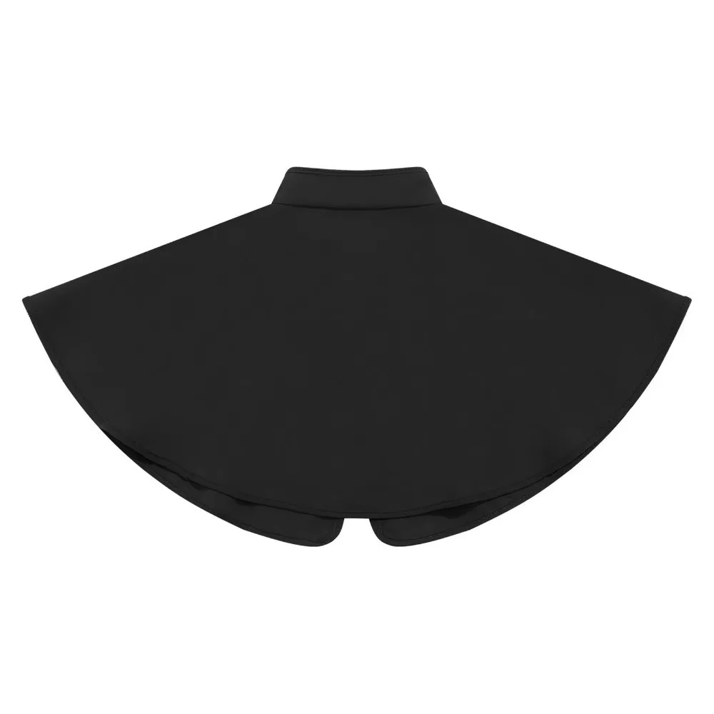 Vestido infantil elegante con chal, lazo y capa con broche - imagen 3