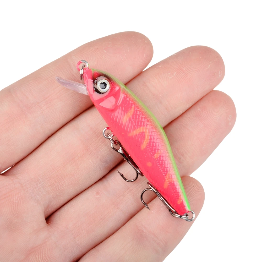 Minnow Señuelo flotante Crankbait ojos 3D para lucio y carpa - imagen 5