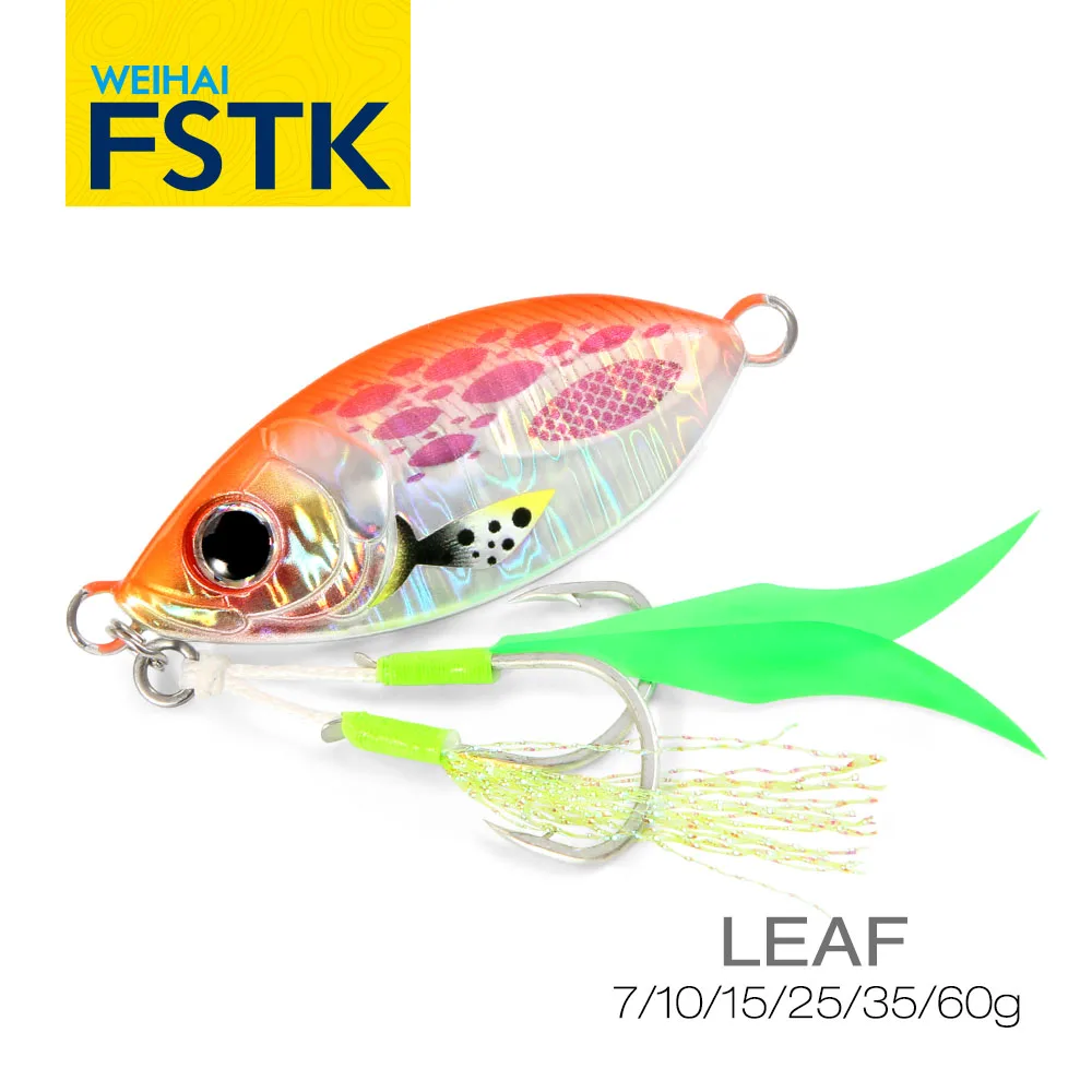 FSTK Jig Metal Señuelo Lento para Agua Salada, Lucio y Trucha