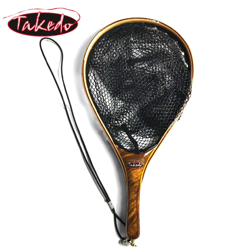 TAKEDO LYH03 Red aterrizaje trucha mango madera y alcanfor - imagen 2