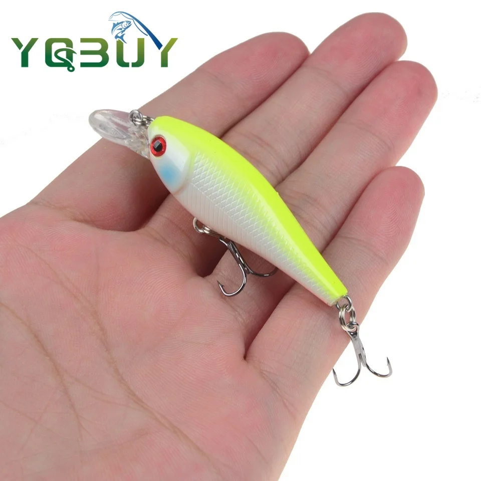Señuelo minnow flotante para lubina, trucha y salmón