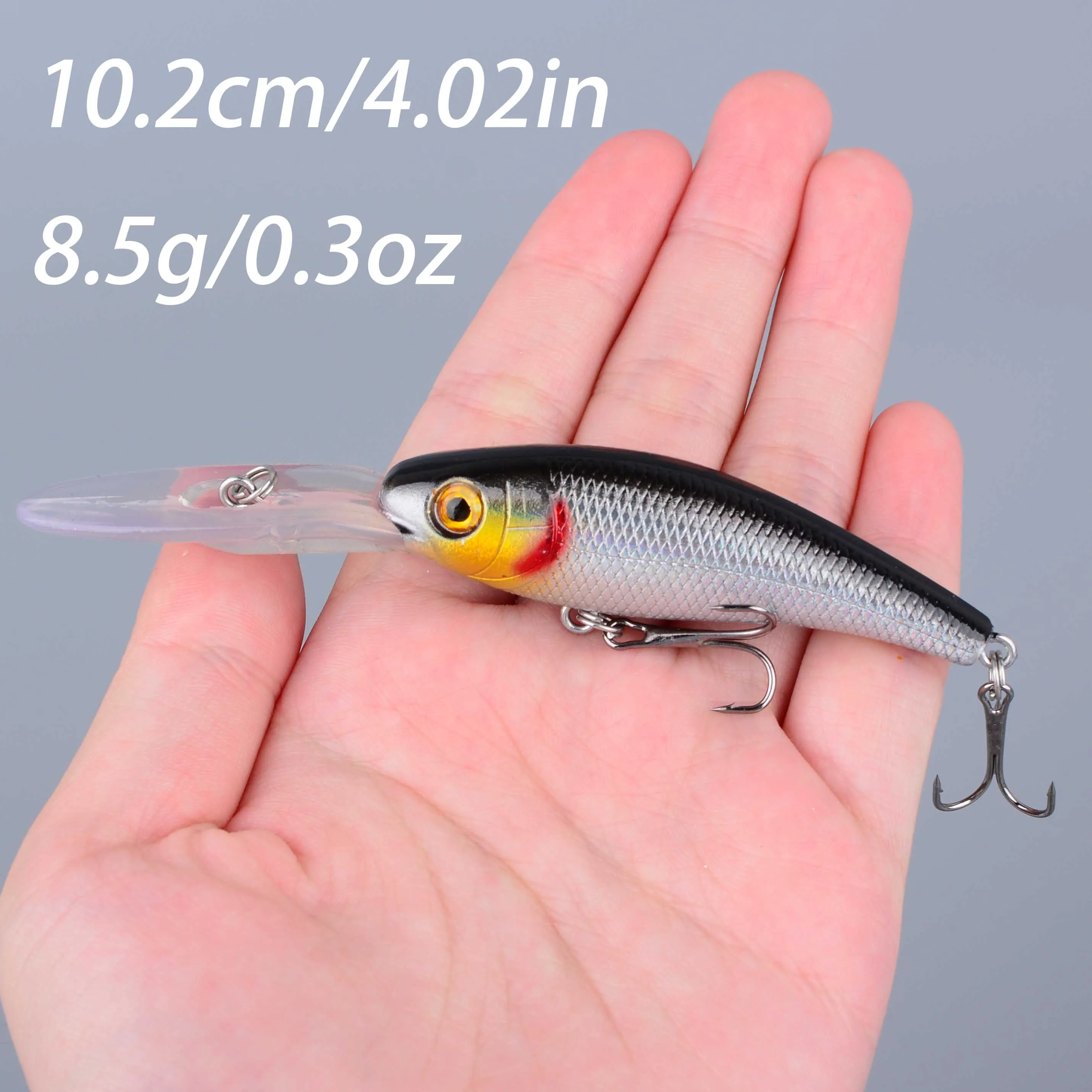 Señuelos de pesca artificial realistas con ojos 3D – imitaciones - imagen 2