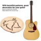 Funda de guitarra de madera clásica con antirroños y patrón decorativo - imagen 5