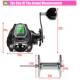 Carrete eléctrico SEA KX1000 TX1000 con contador de carreteo