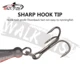 WALK FISH Cuchara giratoria metálica con anzuelos triples oscilantes