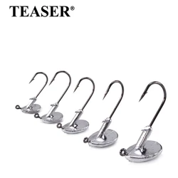 Anzuelos Jig Head con plomo reforzados de acero al carbono TEASER