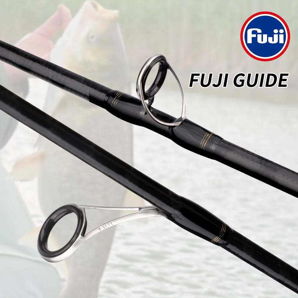 Caña de trucha ultraligera ROLLFISH con guía Fuji de carbono - imagen 2