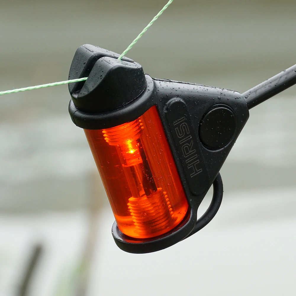 Alarma de pesca Hirisi con indicador LED y base extraíble para picada - imagen 3
