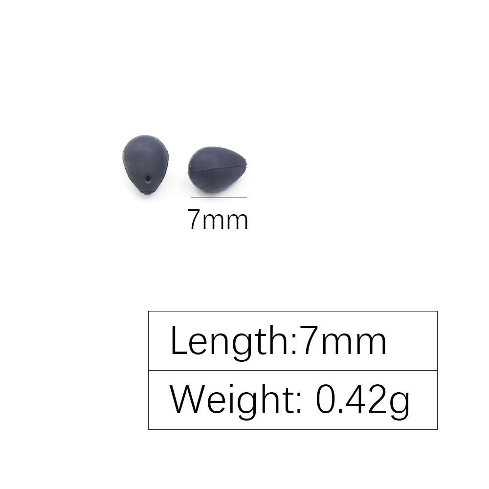 Cuentas de tungsteno 0,42g para aparejo Ronnie – Pesca de carpa - imagen 3