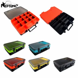 Caja de aparejos pesca doble capa para organizar señuelos
