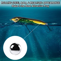 Popper Walking Dog con sonajero – Cebo duro para lucio en agua salada