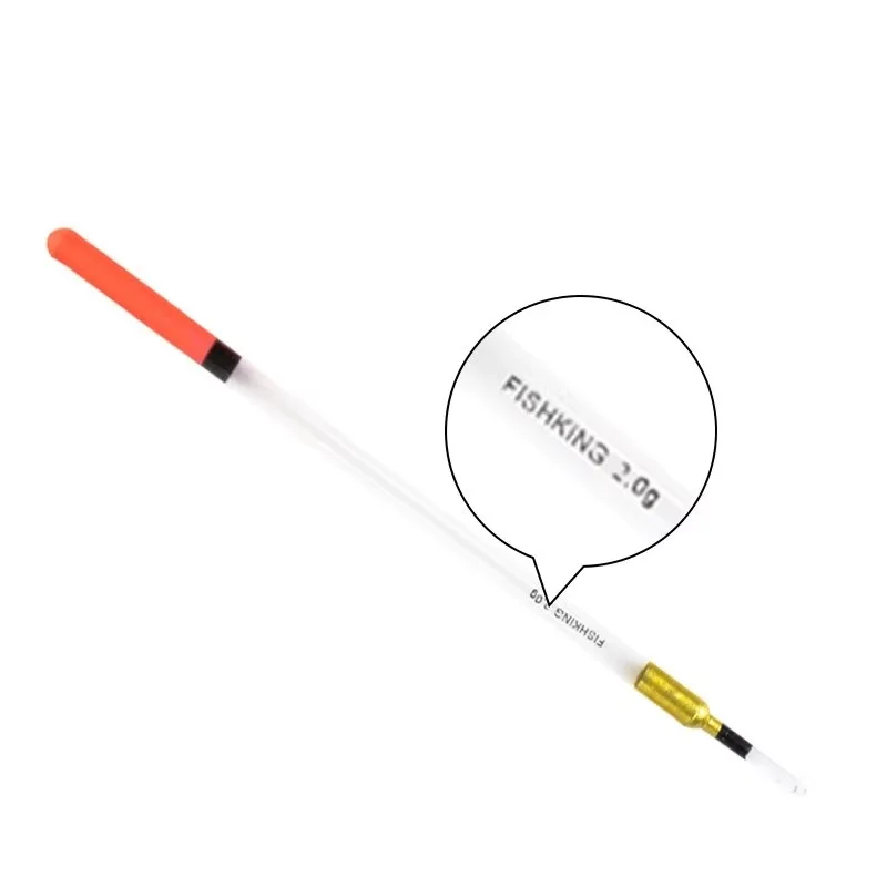 Flotadores transparentes de plástico para pesca en tubo - imagen 3