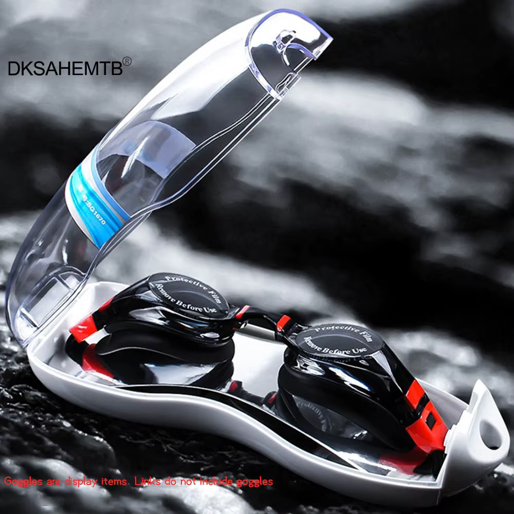 Funda transparente con drenaje para gafas de natación - imagen 2