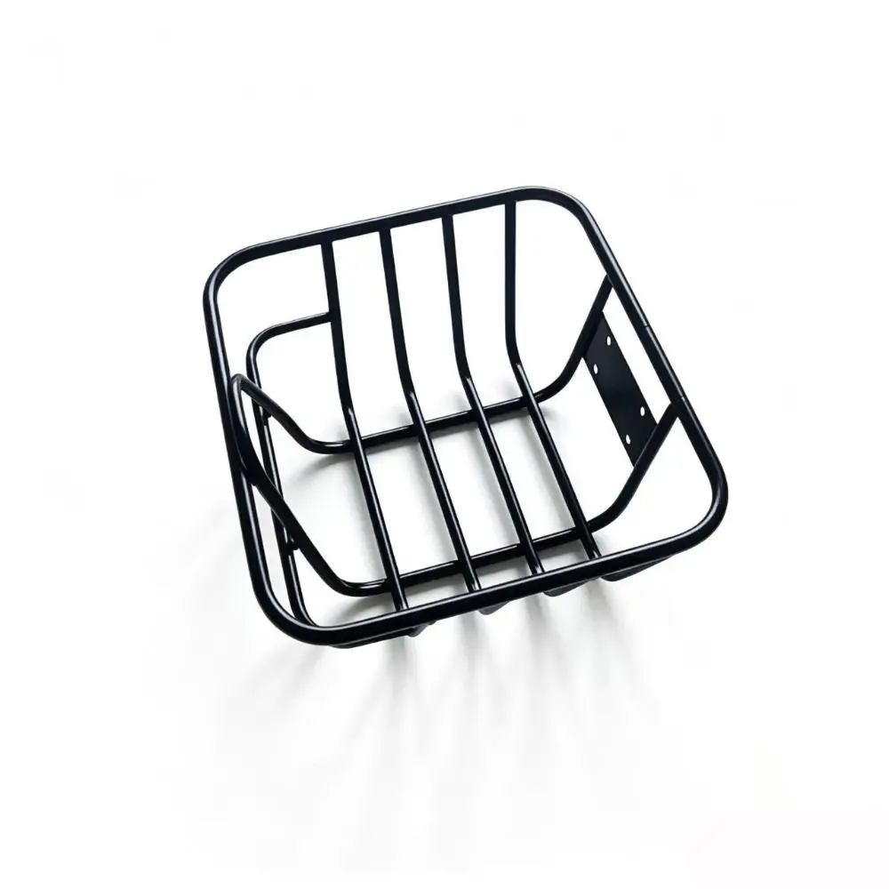 Cesta trasera fija de metal para bicicleta de montaña negra - imagen 2