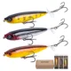 Goture Popper flotante giratorio con triples para lubina y trucha - imagen 5
