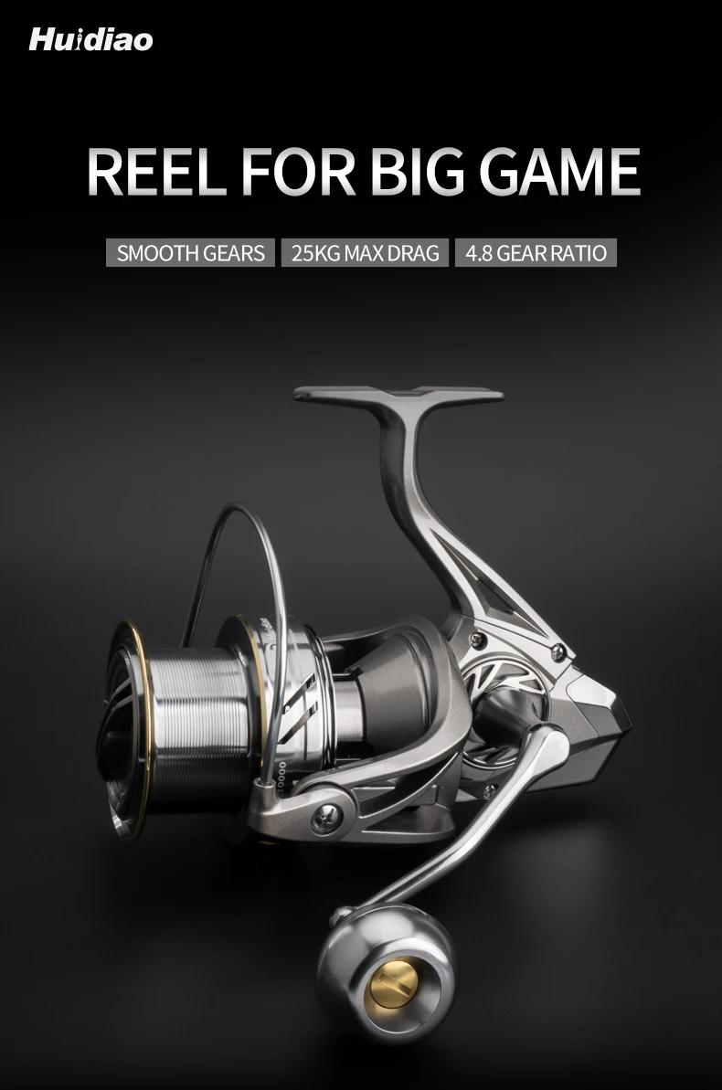 Carrete Huidiao KNIGHT ST para surfcasting