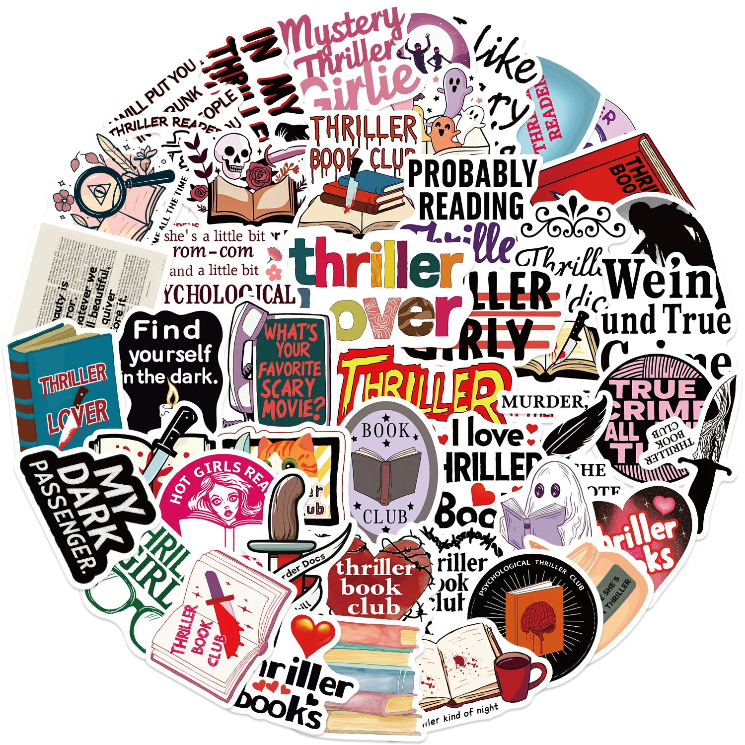 Libros de suspense con pegatinas de grafiti DIY para guitarra - imagen 2