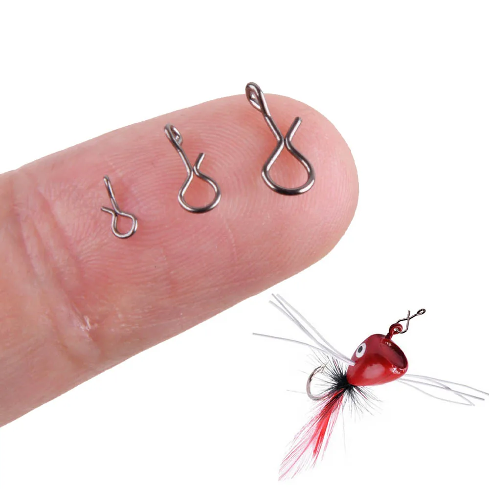 Broches de acero inoxidable para pesca en tres tallas