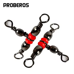 Conector triple giratorio Pro Beros – Accesorio para aparejos de pesca