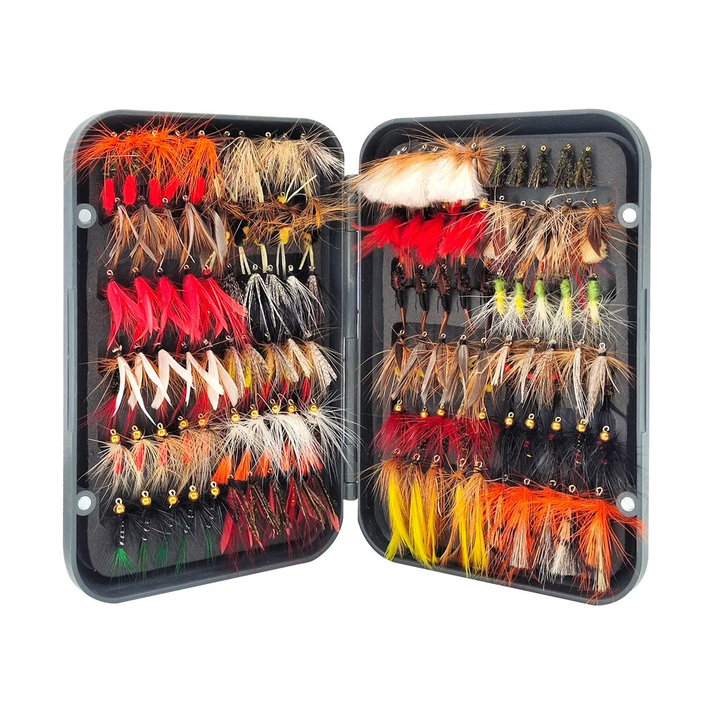 Juego de moscas secas y húmedas para pesca con mosca - imagen 3