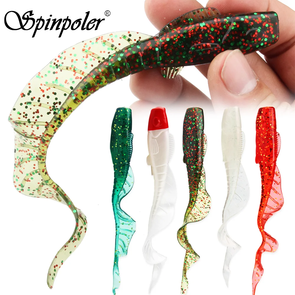 Spinpoler Swimbait 16cm – Vinilo cola larga para lubina y lucio - imagen 5