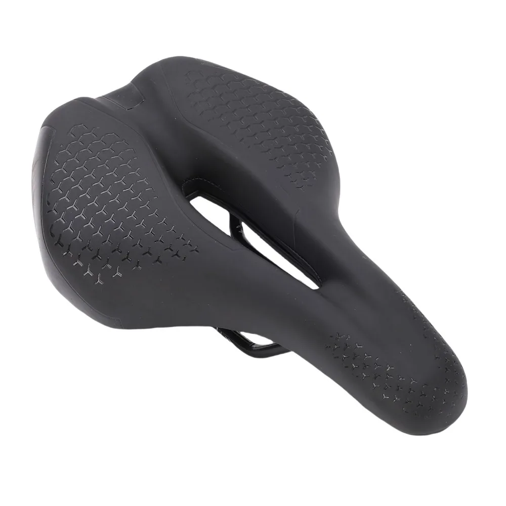 Asiento de bicicleta cómodo duradero de cuero PU hueco antideslizante - imagen 3