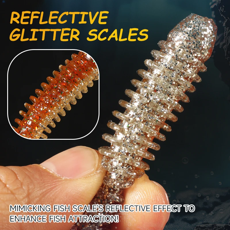 Leurre Souple Señuelo Sábalo Anillo Impacto Oscilante - imagen 2