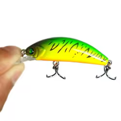 OUTKIT Minnow Flotante – Cebo para lubina, perca y trucha