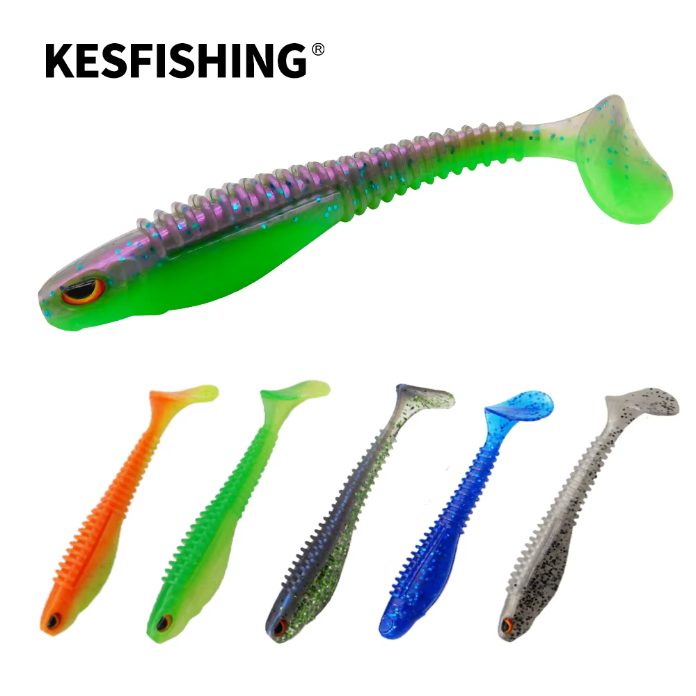 KESFISHING Nasty Shad - Señuelo blando 4pulgadas para lucio y lubina - imagen 3