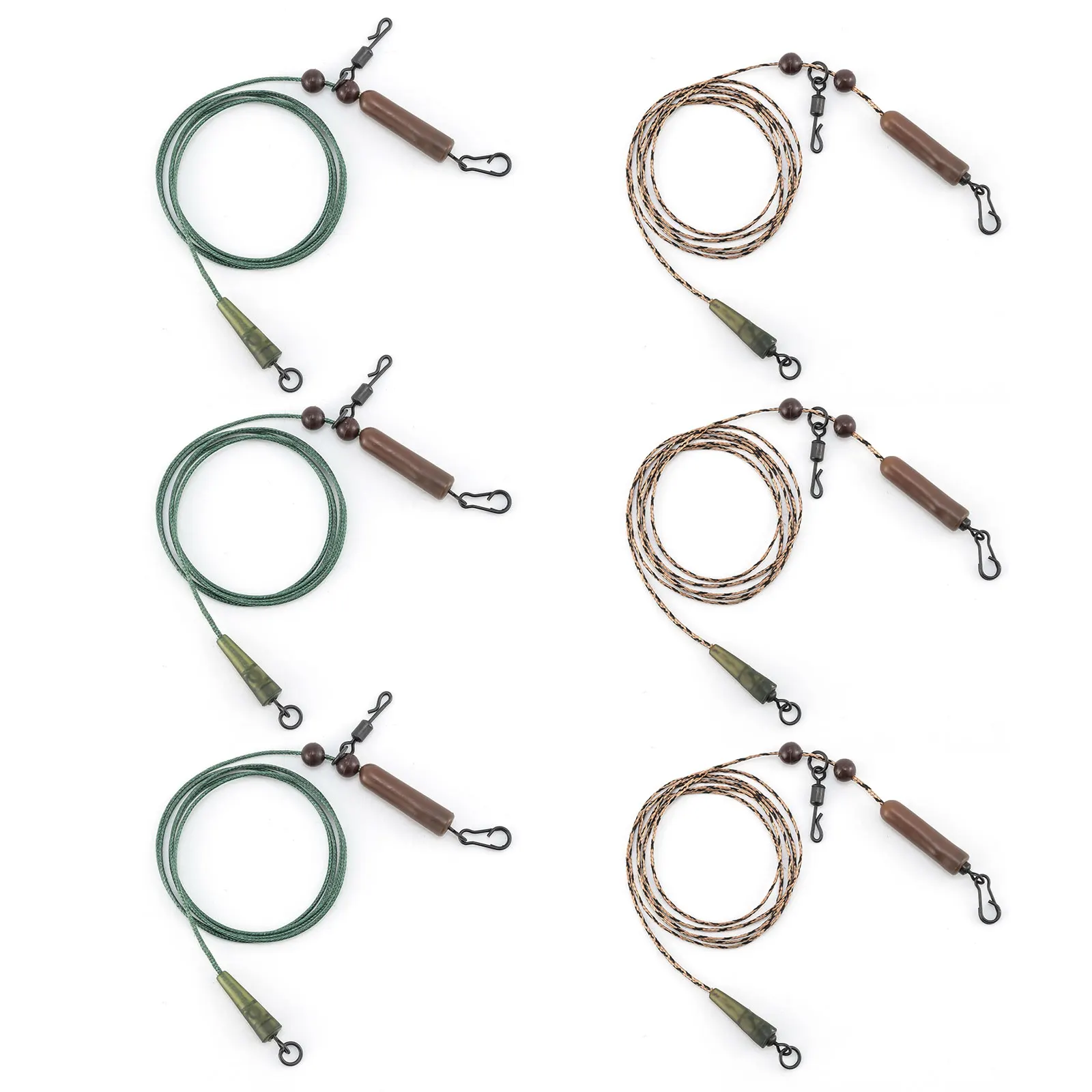 Montaje del Leadcore Leader con helicopter