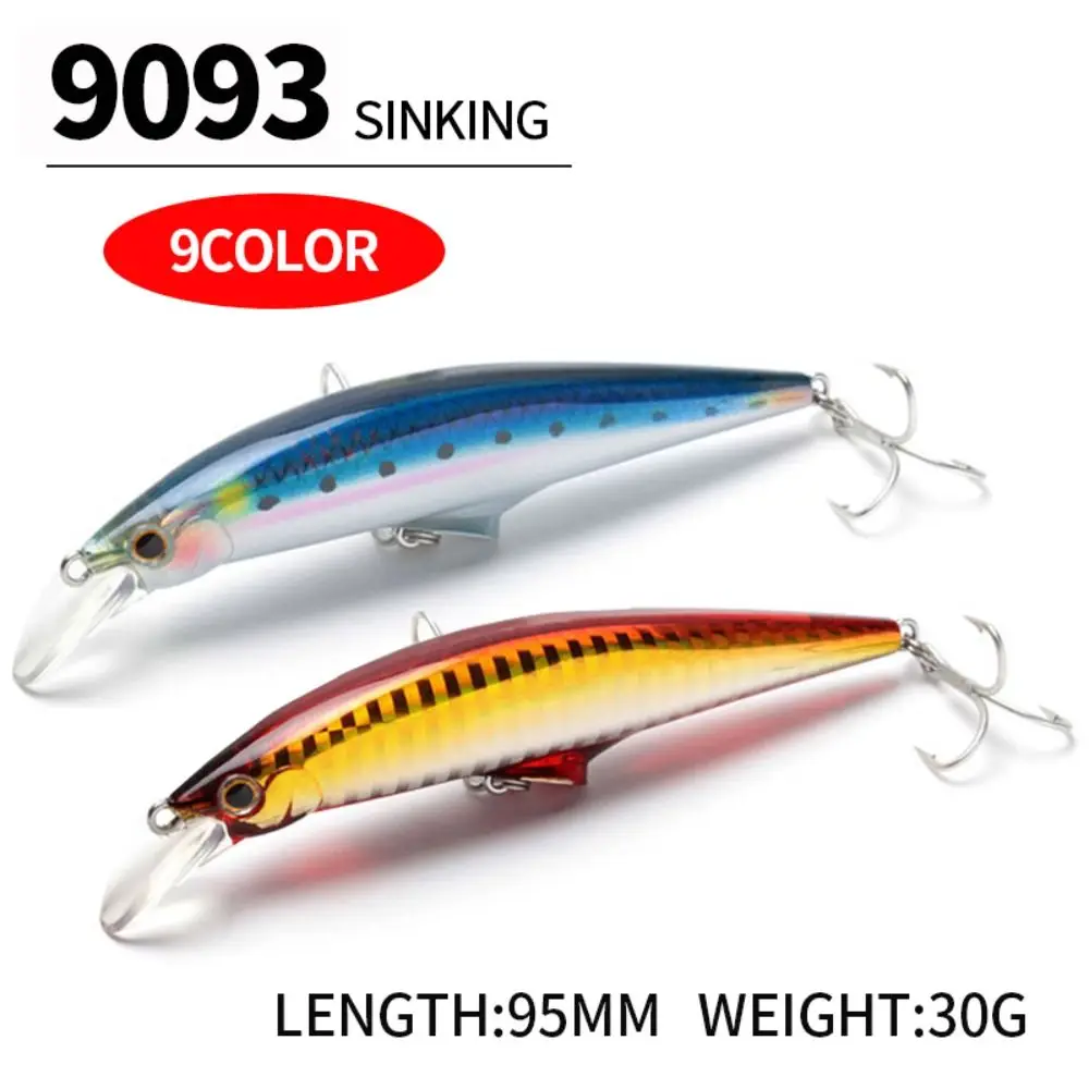 Whopper Pencil Wobbler minnow con anzuelo triple VMC 9093 – Hundimiento