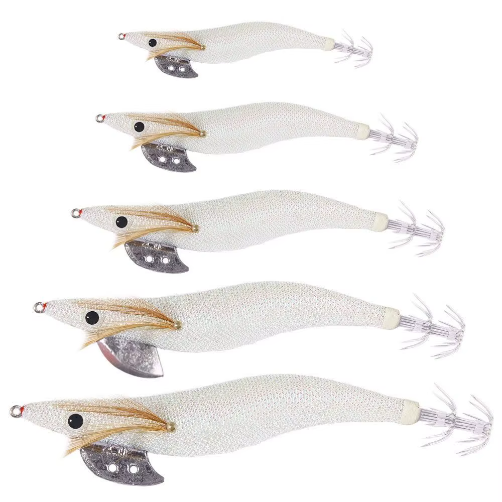 Señuelo Luminoso de Calamar Spinnerbait – Con Anzuelos - imagen 4