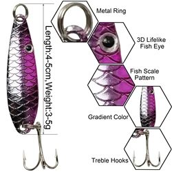 FREE FISHER señuelos tipo cuchara y spinnerbait para lubina