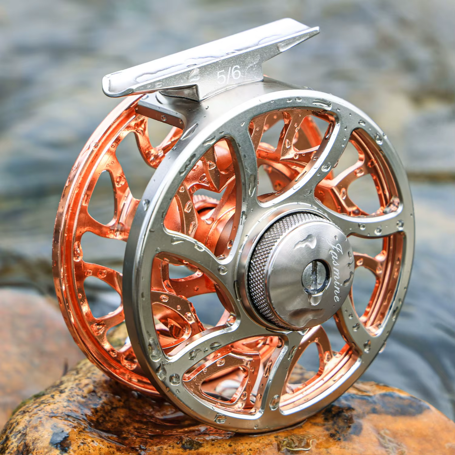 Sougayilang 5/6 carrete de pesca con mosca CNC fundición y arrastre - imagen 5