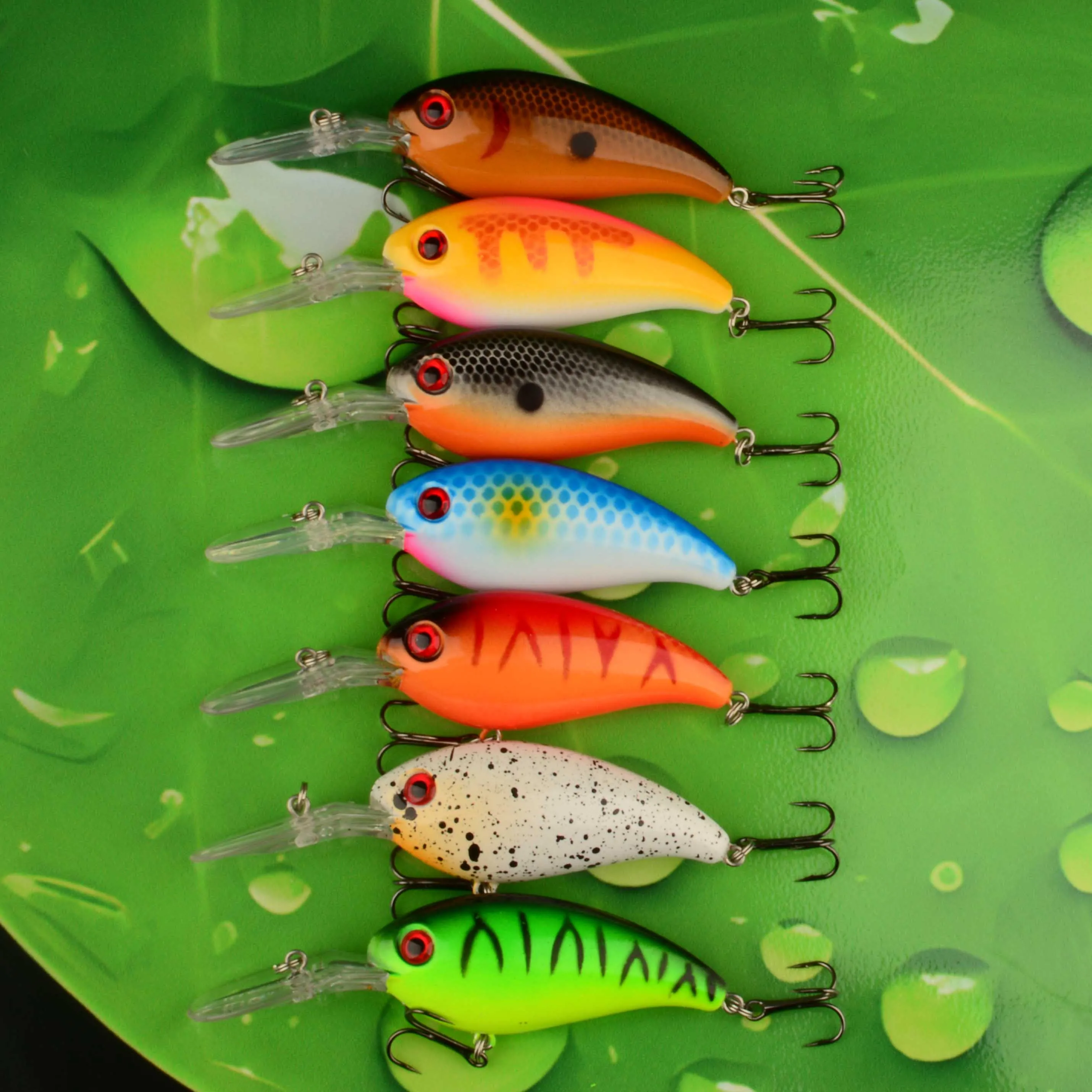 Señuelo minnow flotante en acción