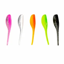Señuelos blandos de PVC para crappie con natación y vinilo