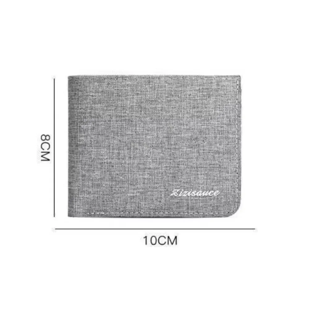Cartera de lona tipo clutch resistente para hombre, monedero - imagen 4