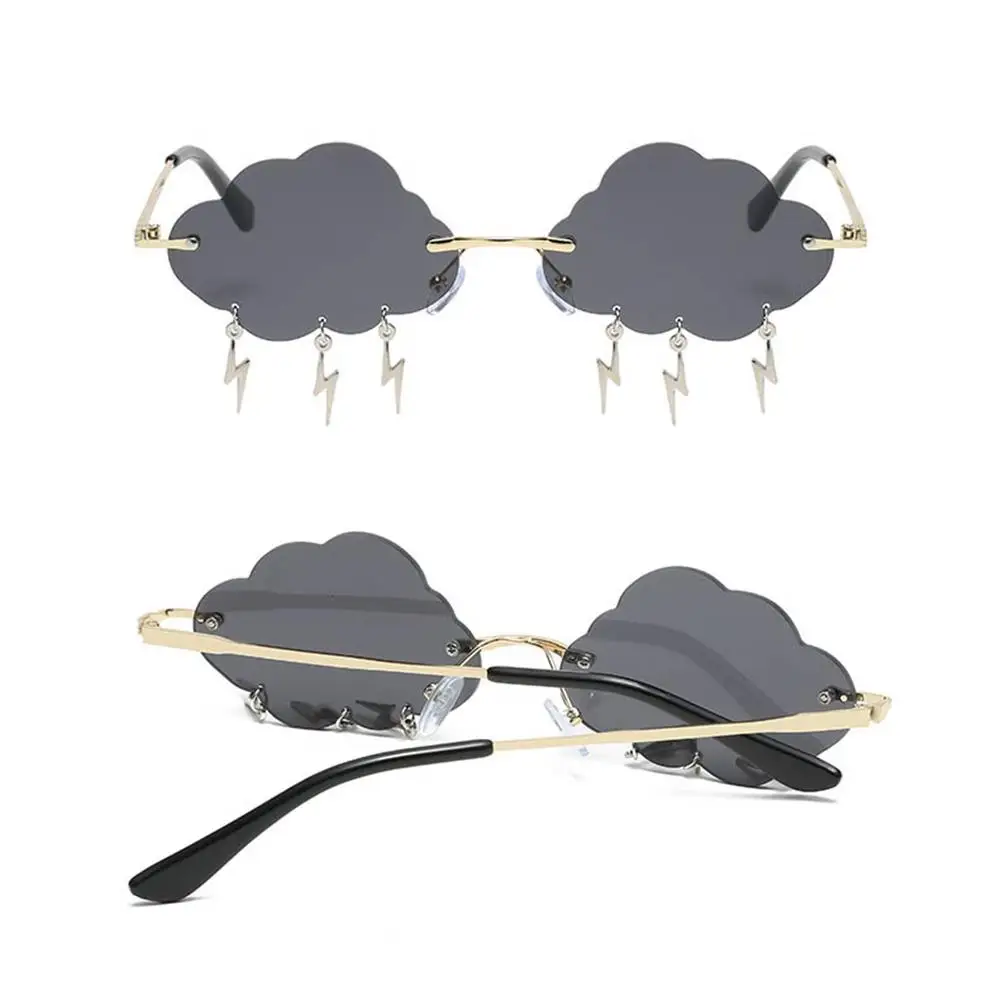 Gafas estilo “clouds lightning” con montura metálica